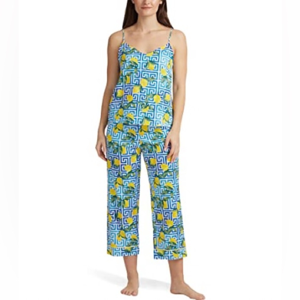 🔥🔥BedHead - Cami Cropped Pajama Set - Make Lemonade - Large